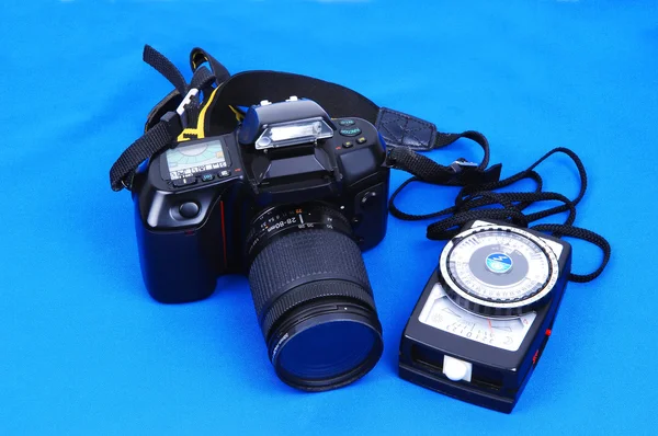 A DSL camera with light meter. — Stock Photo, Image