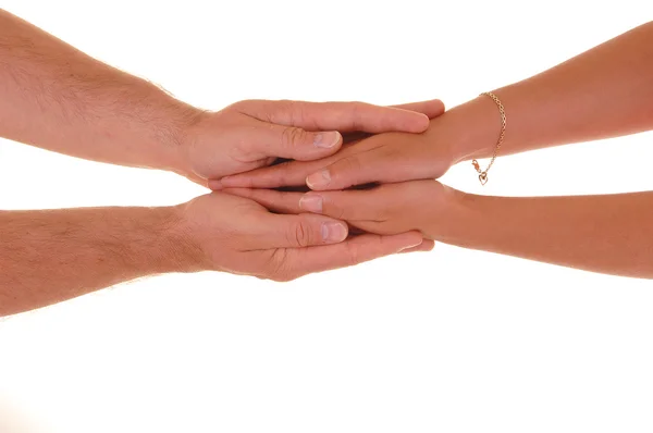 Man and woman hands. — Stock Photo, Image