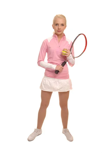 Tenisz lány. — Stock Fotó