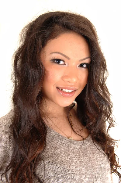 Güzel Asyalı kız. — Stok fotoğraf