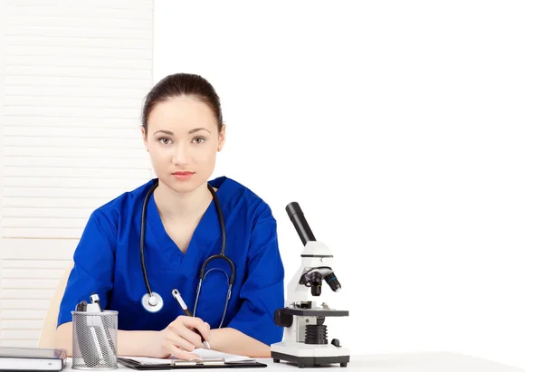 Woman doctor in uniform — Stock Photo, Image