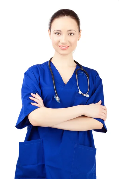 Lekarz kobieta w mundurze — Zdjęcie stockowe