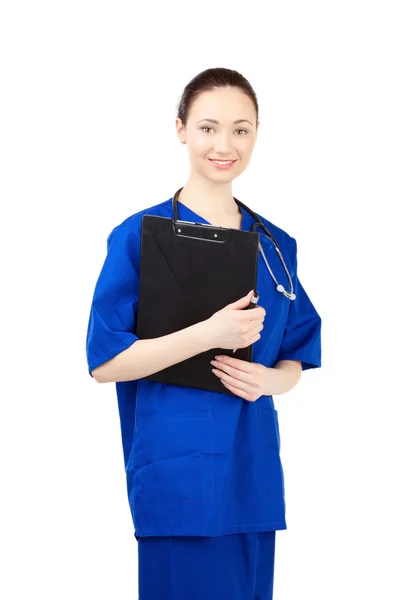 Donna medico in uniforme — Foto Stock
