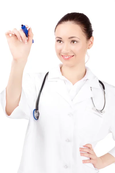 Woman doctor in uniform — Stock Photo, Image