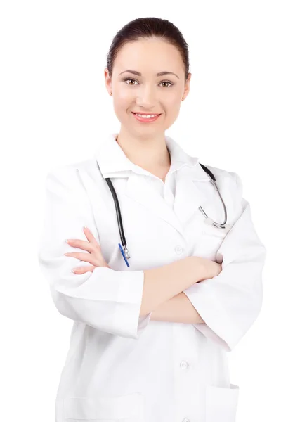 Woman doctor in uniform Stock Image