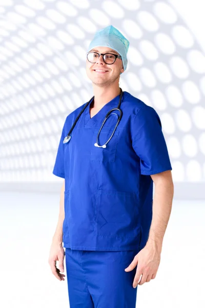 Young man doctor modern office — Stock Photo, Image