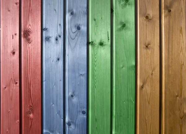 Multicolor trä styrelse — Stockfoto