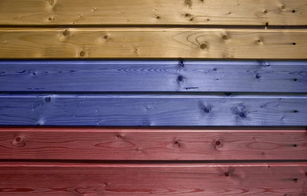 Vícebarevné dřevo — Stock fotografie