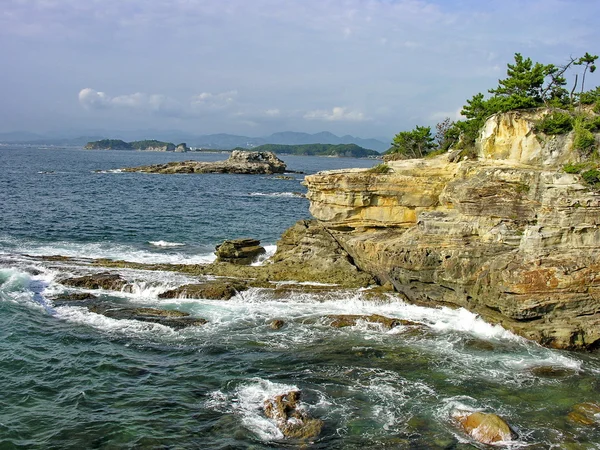 Japon Deniz Yaz Dalgalar Deniz Manzara — Stok fotoğraf