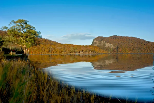 Stock image Fall of the season with beautiful river