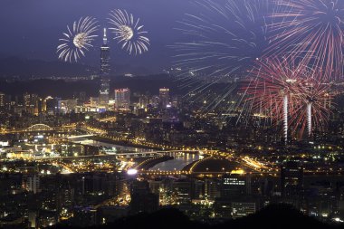 Fireworks taipei City