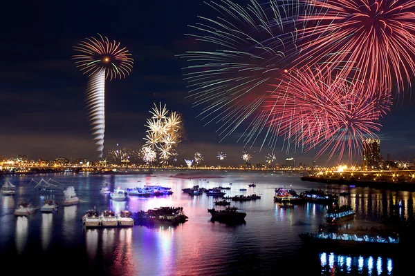 Fireworks of Taipei city — Stock Photo, Image