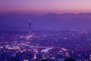 taipei city gece duygusu