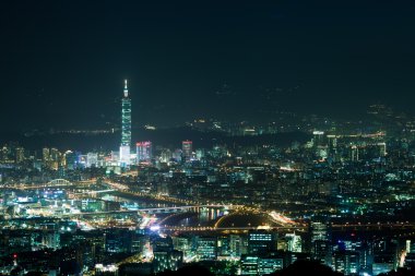 taipei city gece duygusu