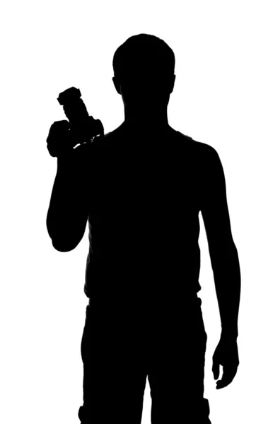 Photographer silhouette — Stock Photo, Image