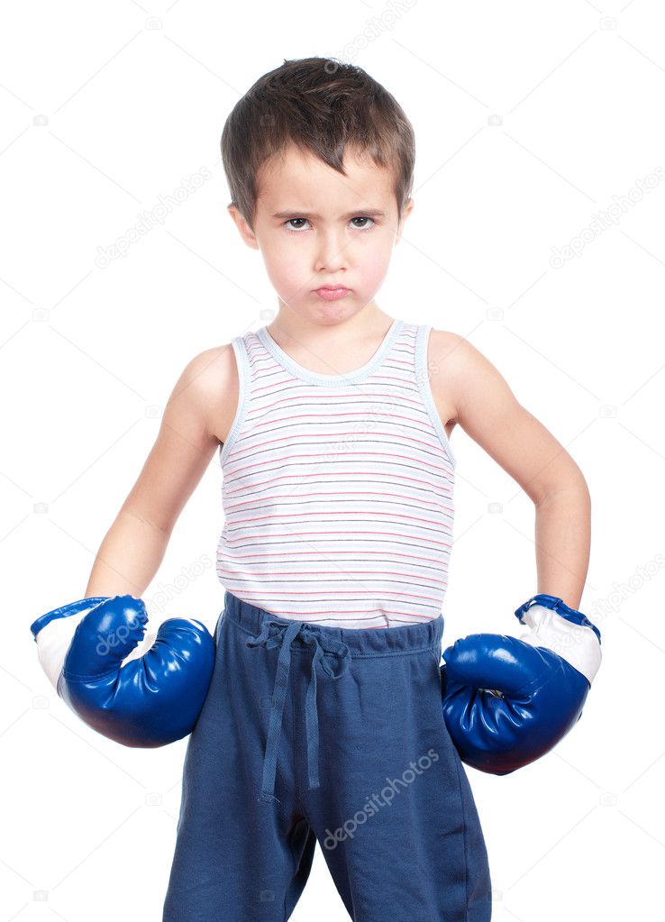 Little dangerous boxer