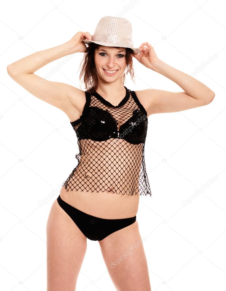 Go-go dance woman in bikini