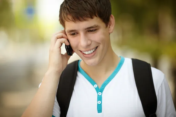 Teen on the phone — Stock Photo, Image