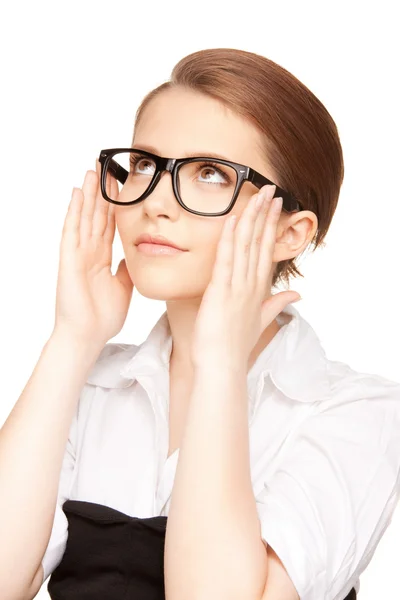 Mujer encantadora en gafas —  Fotos de Stock