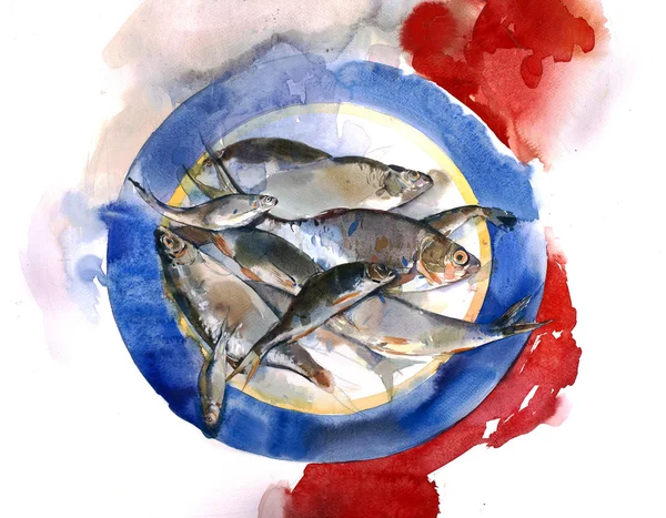 Świeże ryby receptur — Zdjęcie stockowe