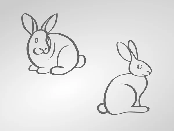 Vektor kanin — Stock vektor