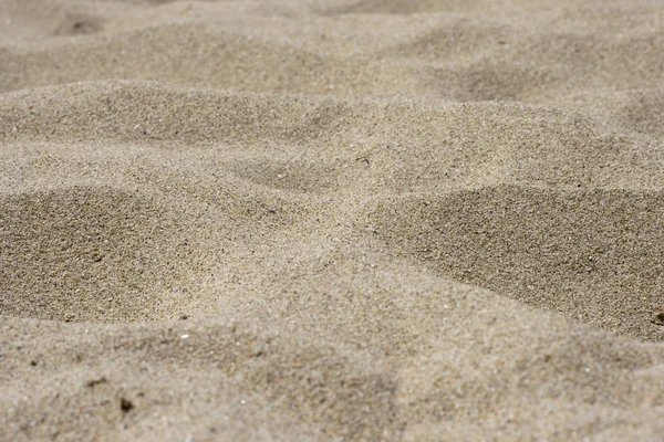 Sand på stranden, närbild — Stockfoto