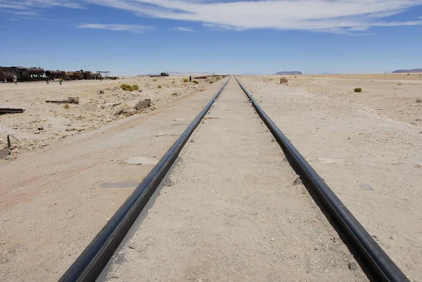 stock image Train cemetery