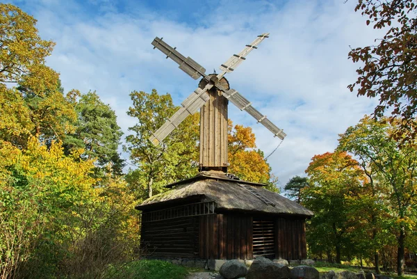 Skansen - el molino de viento — Foto de Stock
