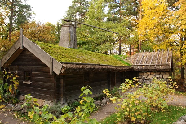 Skansen - la casa de campo Hornborga — Foto de Stock