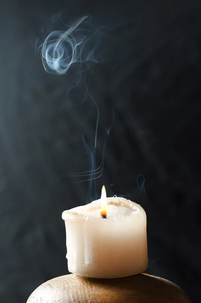 Candle smoke — Stock Photo, Image