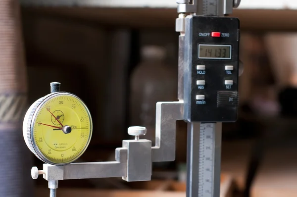 stock image Industrial pressure gauge