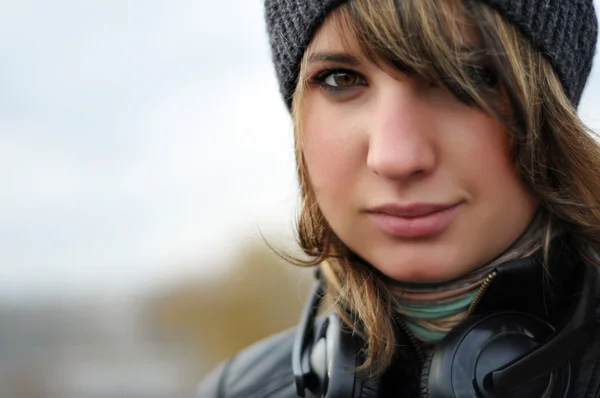 stock image Girl smiling. Portrait