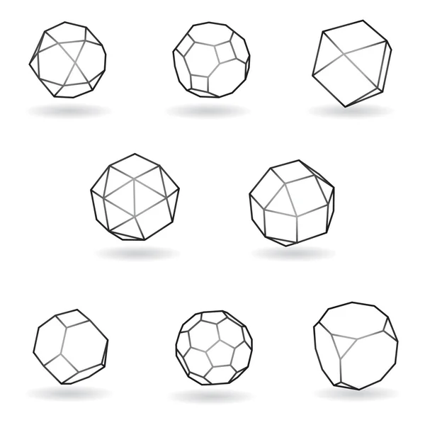 Αφηρημένη 3d γεωμετρικά διάνυσμα — Διανυσματικό Αρχείο