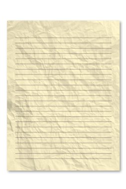 Yellow note paper clipart