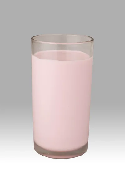 Jordgubb mjölk — Stockfoto
