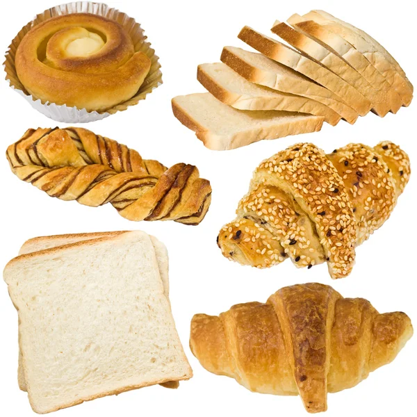 Stock image Bread and croissant