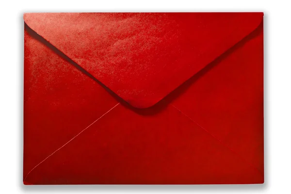 Červená barva mail — Stock fotografie