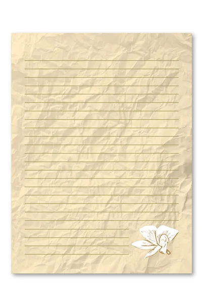 Uwaga żółty papier, na białym tle — Zdjęcie stockowe