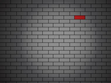 kırmızı tuğla yapılan vektör tuğla duvar