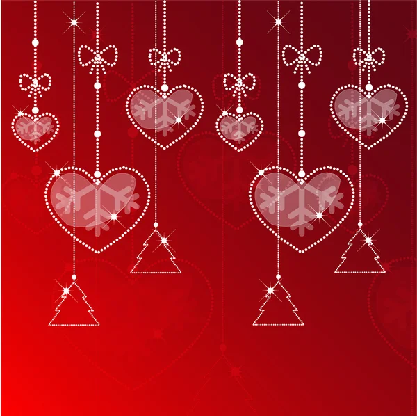Navidad y amor — Archivo Imágenes Vectoriales