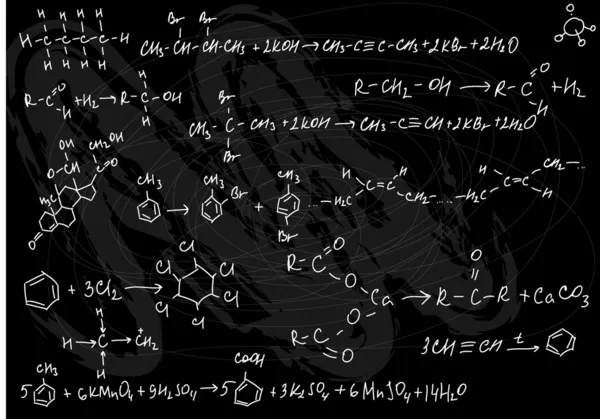 Chemistry seamless — Stock Vector