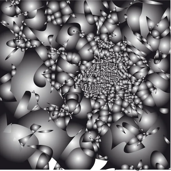 Фон чорно-білих частинок — стоковий вектор
