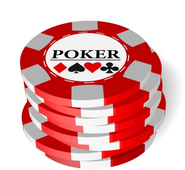 Gambling chips clipart