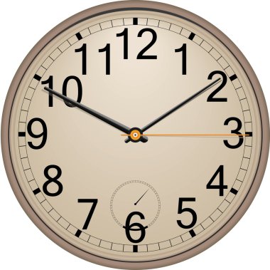 Wall clock clipart