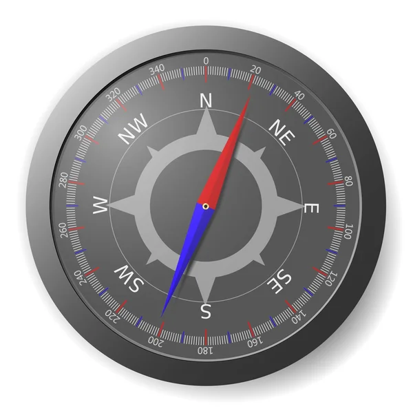 Metal Compass — Stock Vector