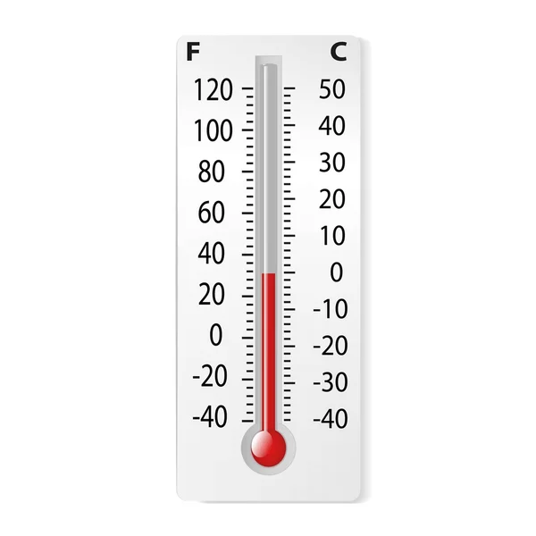 Vectorillustratie Het Niveau Van Thermometer Gemakkelijk Wijzigen — Stockvector