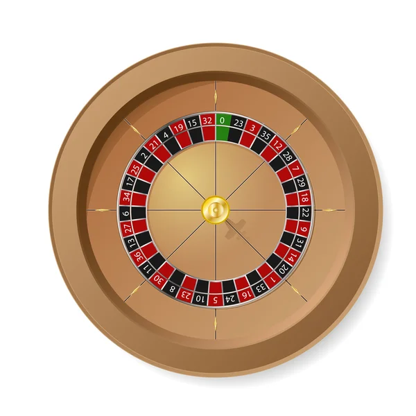 Roulette Wheel — Stock Vector