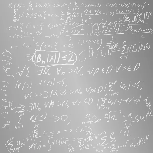 Школьный Совет Формулами Расписанием Алгебре Eps Векторный Фон — стоковый вектор