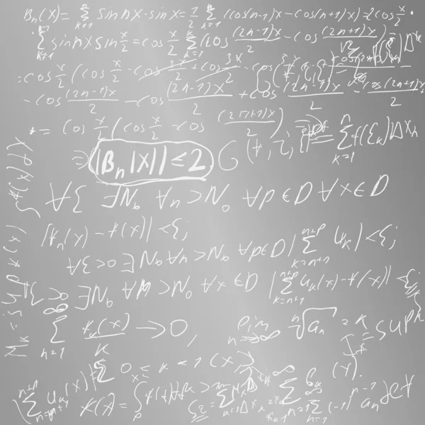 Consejo Escolar Con Fórmulas Horarios Álgebra Eps Fondo Vectorial — Vector de stock