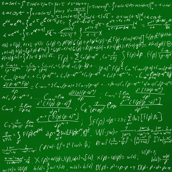 Matematica Chalk Board — Vettoriale Stock